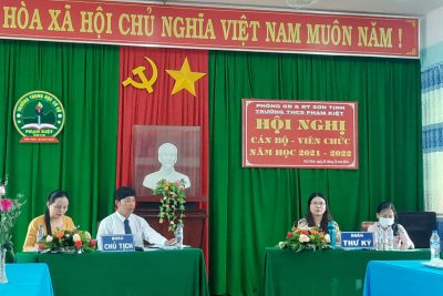 HỘI NGHỊ CB-VC NĂM HỌC 2021 – 2022