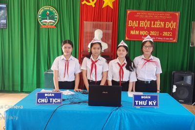 Đại hội Liên đội Trường THCS Phạm Kiệt năm học 2021-2022