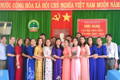 HỘI NGHỊ CÁN BỘ VIÊN CHỨC NĂM HỌC 2022 – 2023