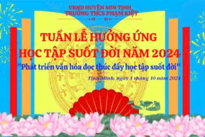 HƯỞNG ỨNG TUẦN LỄ HỌC TẬP SUỐT ĐỜI NĂM 2024!